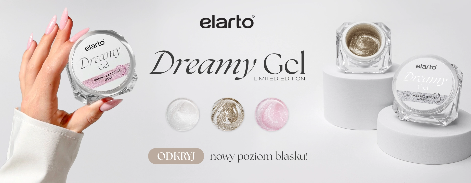 BANER - premiera żeli budujących z serii Dreamy Gel